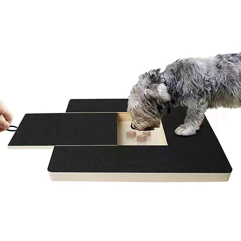 Dog Nails Scratch Pad for Dog Scratching Board with Treat Box Pet Nail Grinders