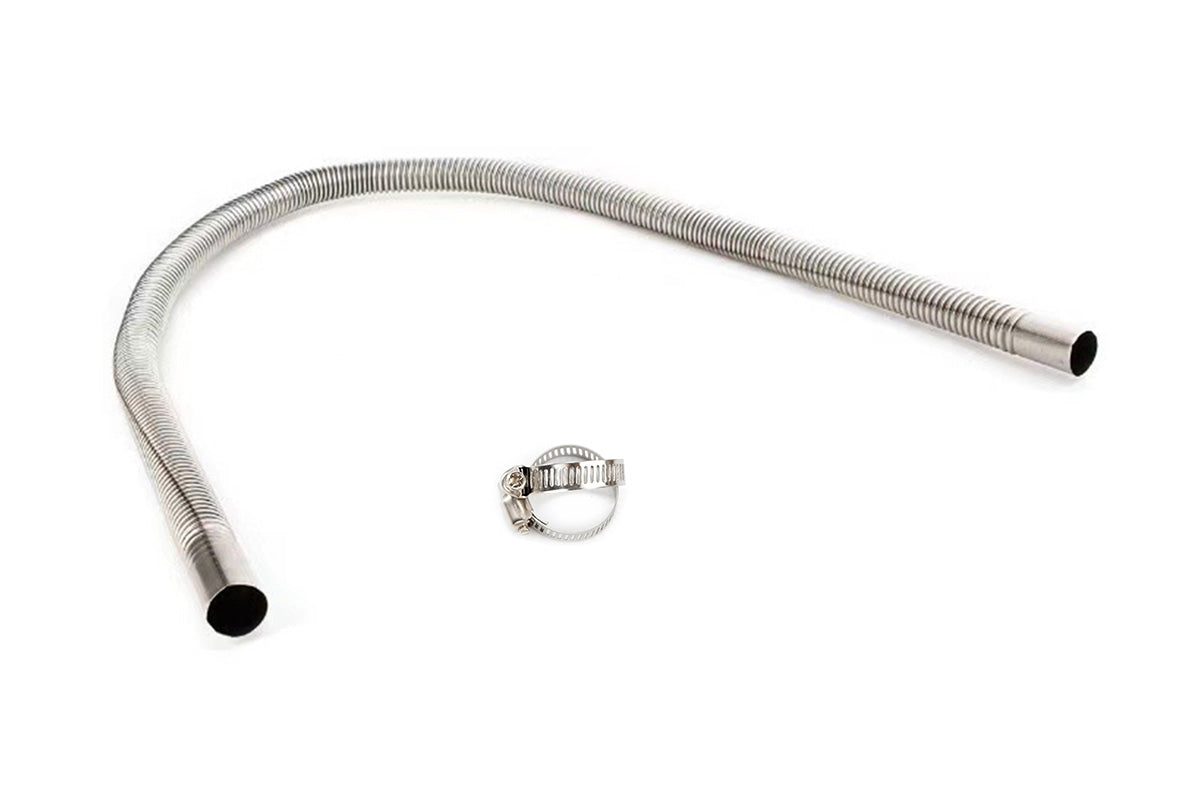 Parking Exhaust Pipe Stainless Steel 60-200 cm for Cars Trucks and Vans