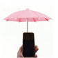 2Pcs Mini Adjustable Sun Shade Phone Umbrella with Suction Cup Stand