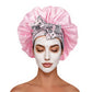 Satin Bonnet for Sleeping Double Layer Sleep Hair Bonnets Caps for Curly Braid Hair