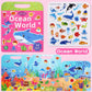 Reusable Jelly Sticker Books for Toddlers