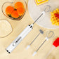 Handheld Electric Coffee Milk Frother Double Head Whisk Egg Beater with 3 Speeds