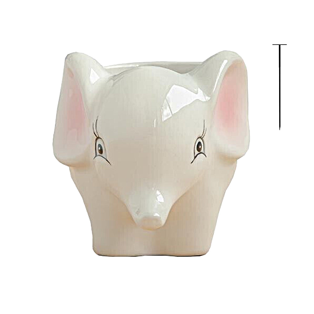6pcs Cute Animal Shaped Plant Succulent Pots