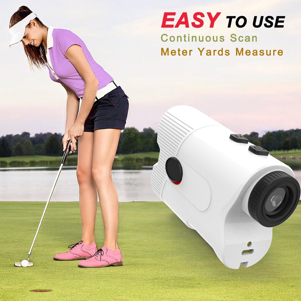 1200Yard Magnetic Golf Rangefinder with Slope Compensation Flag Lock Vibration