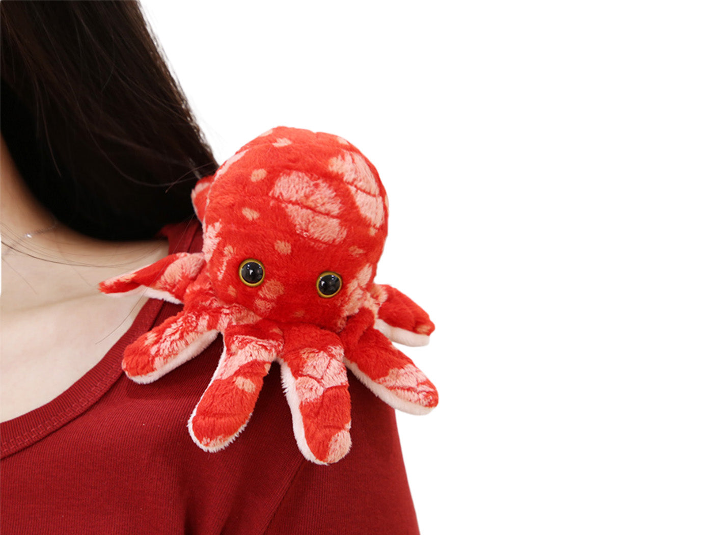 Stuffed Animal Plush Toy Shoulder Riding Magnet Toy Costume Accessories