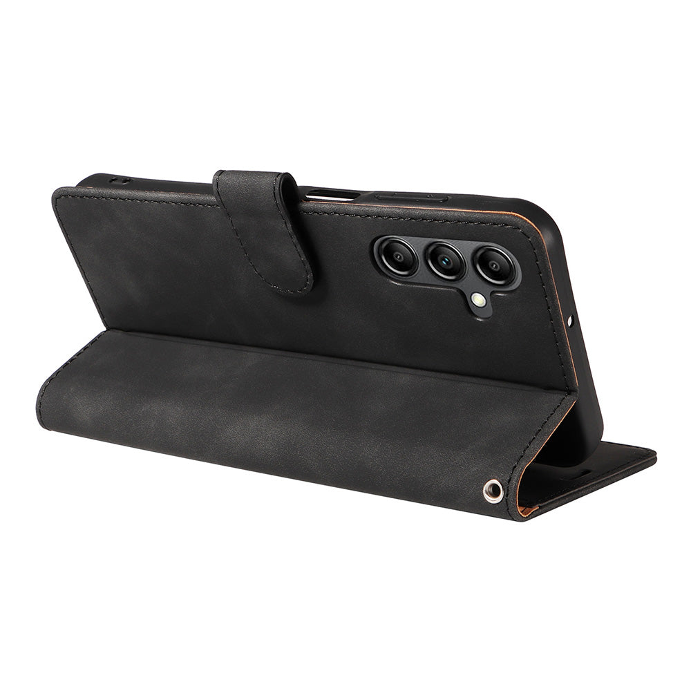 RFID Protective Flip Wallet Case Compatible with Samsung A17 A37 and A57-Black