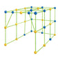 175Pcs Tent Fort Building Kit Glow In The Dark Tent STEM Construction Toy