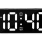 Small Digital Alarm Clock with 6 Dimmers and 5 Alarm Volumes for Bedrooms