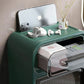 Wall Mount Tissue Holder with Clear Window Large Capacity Paper Dispenser for Bathroom