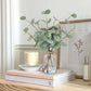 Realistic Artificial Eucalyptus Plant 3-Branch Faux Water Decorative Leaves