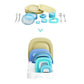 Expandable Food Container Lid Organizer with Adjustable Dividers