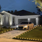 10 Pack Mini Solar Ground Lights for Garden and Pathway Warm Light