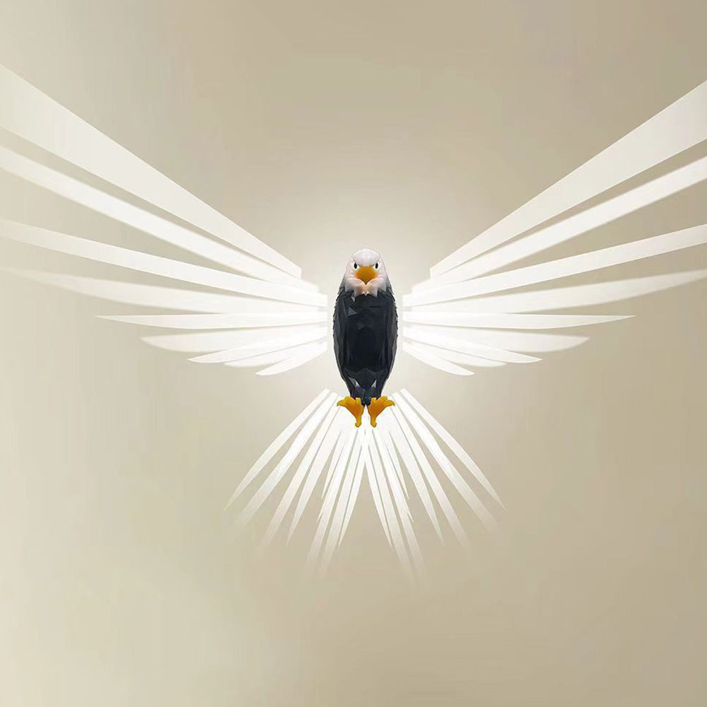 Bald Eagle Wall Light Wall Mounted Eagle Lamp Removable Charging Eagle Light