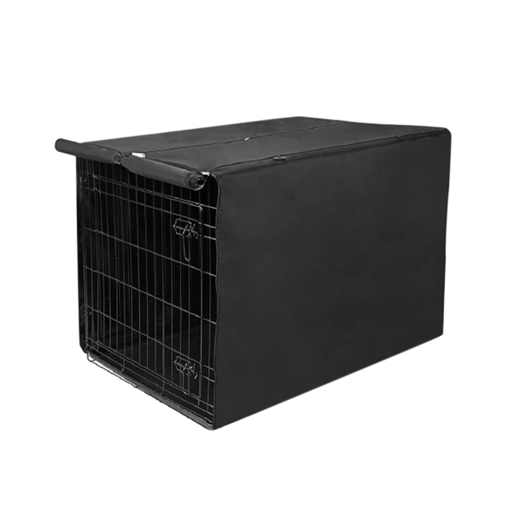 Breathable Oxford Fabric Dog Crate Cover with Front and Side Zipper Doors