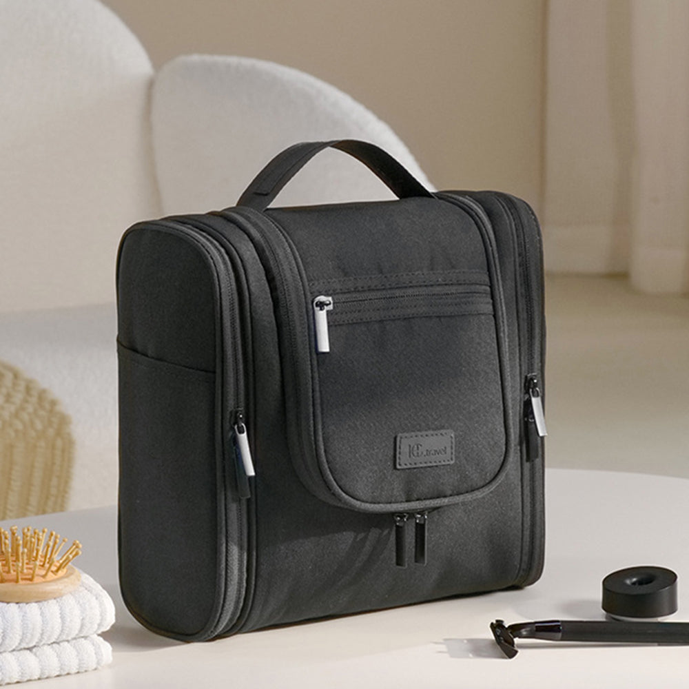 Travel Toiletry Makeup Bag with Expandable Compartments