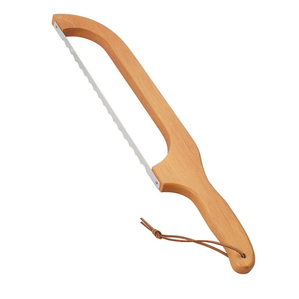 Single-Serrated Bread Bow Knife Slicer with Protective Cover
