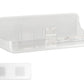 2Pcs Acrylic Adhesive Shower Caddy No Drill Wall Mount Organizer Storage Shelf