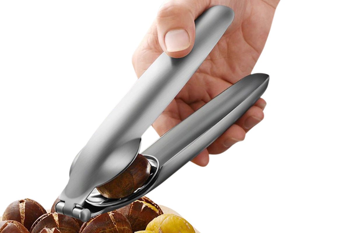 Chestnut Pliers 304 Stainless Steel with Nut Opener Claw