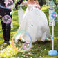 Rechargeable Adjustable Standing LED Bubble Machine for Parties
