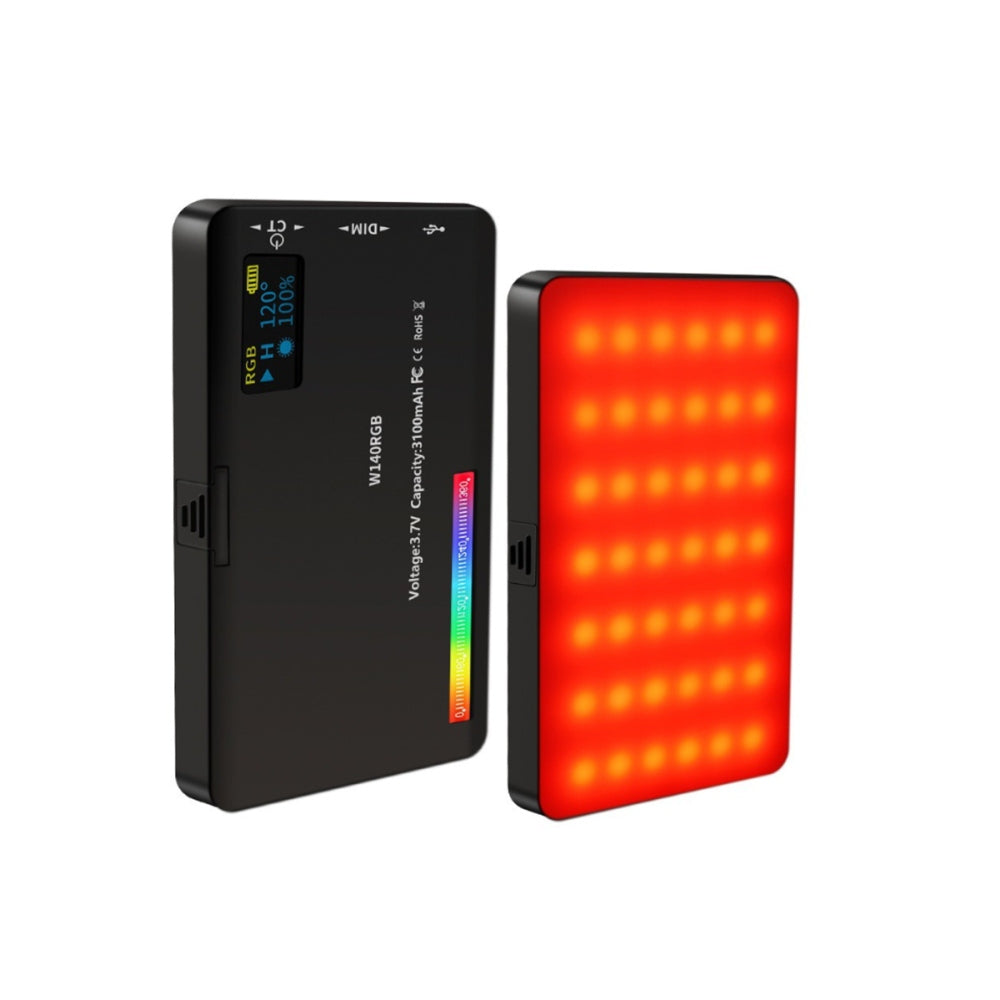 RGB Dimmable Video Light Adjustable Fill Light for Vlog and Live Streaming