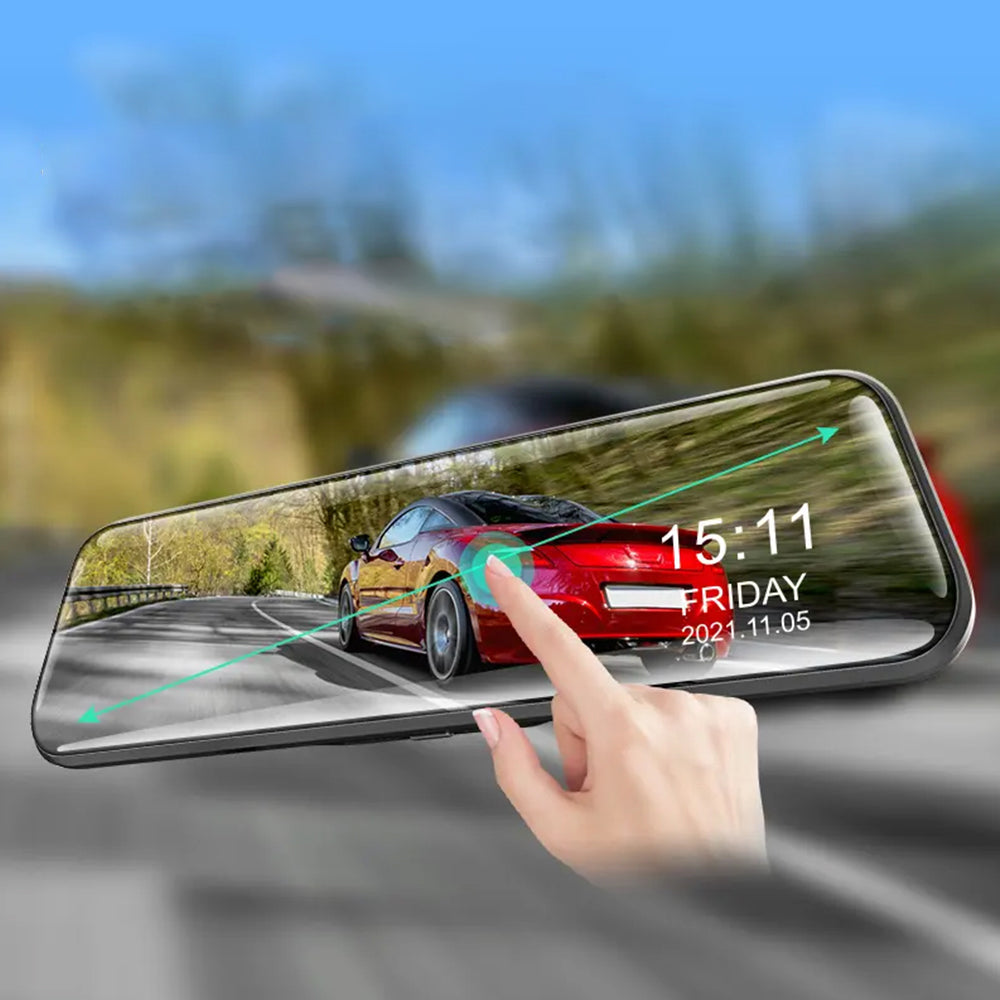 1080P Front Rear View Dash Camera 10 Inch Car Recorder with 32G TF Card