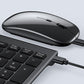 Wireless Bluetooth Keyboard Mouse Triple Modes Rechargeable For Tablet PC