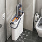 Flat Mop and Bucket Set with 2 Reusable Mop Pads