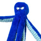 Interactive Plush Squeaky Dog Toy with Crinkle Tentacles for Medium & Large Dogs