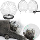 Transparent Cat Hood Astronaut Helmet Muzzle Mask for Preventing Biting and Licking