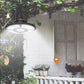 136 LED Outdoor Solar Ceiling Pendant