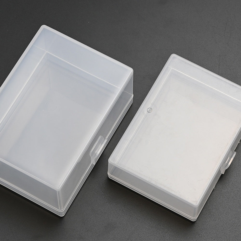 10 Pack Clear Plastic Card Storage Boxes for Collectible Cards