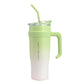 40oz Insulated Stainless Steel Tumbler with Handle and Straw
