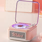 Record Player Shaped Bluetooth Speaker White Noise Projection Lamp