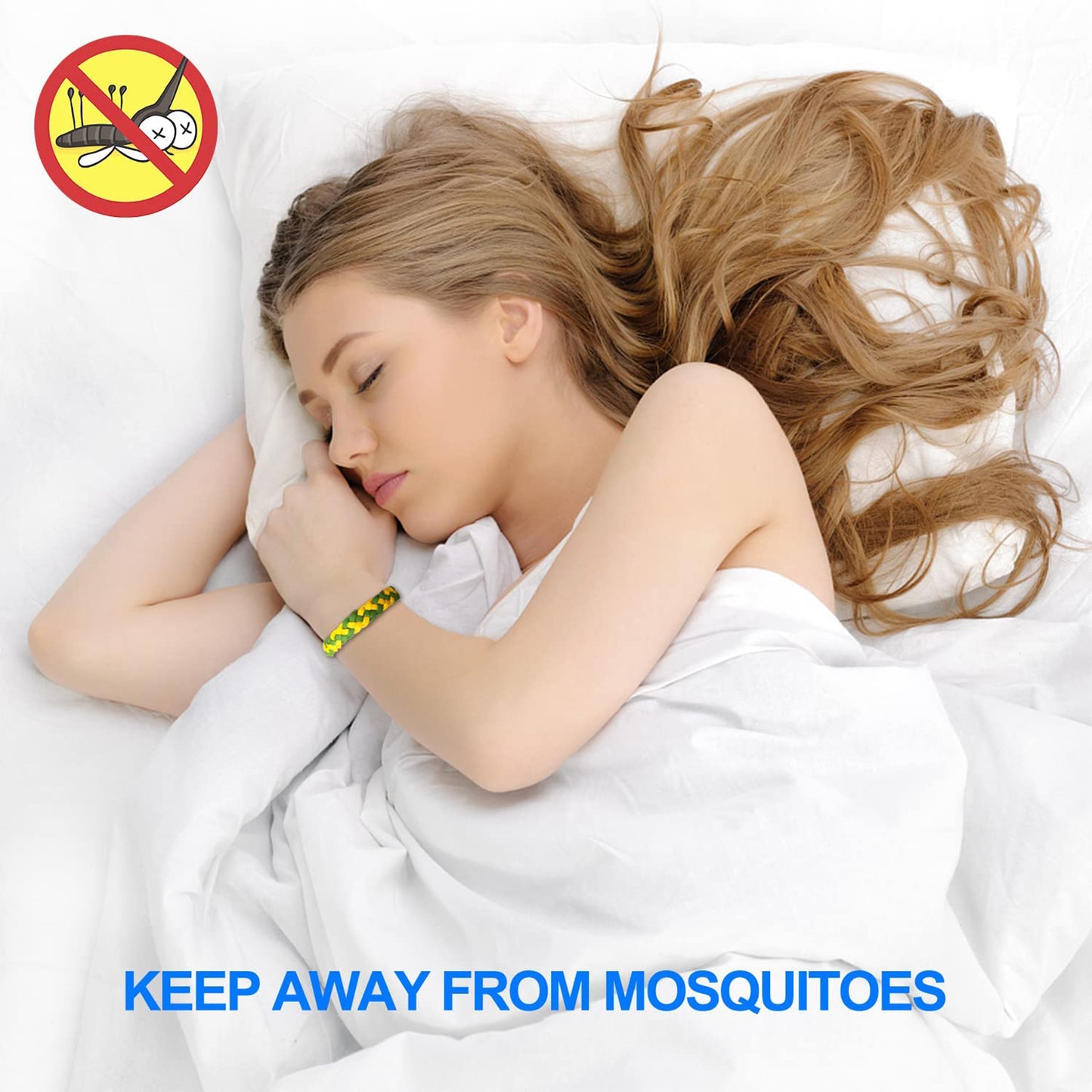 12 Pack PU Leather Mosquito Repellent Bracelets