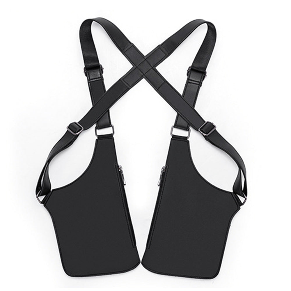 Outdoor Double Shoulder Armpit Bag with Multiple Pockets