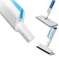 Double-sided Movable 2-in-1 Squeegee Mop with 5 Mop Cloth for Window Floor Cleaning