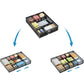 Expandable Desktop Drawer Organizer Basket with Adjustable Dividers for Home Office
