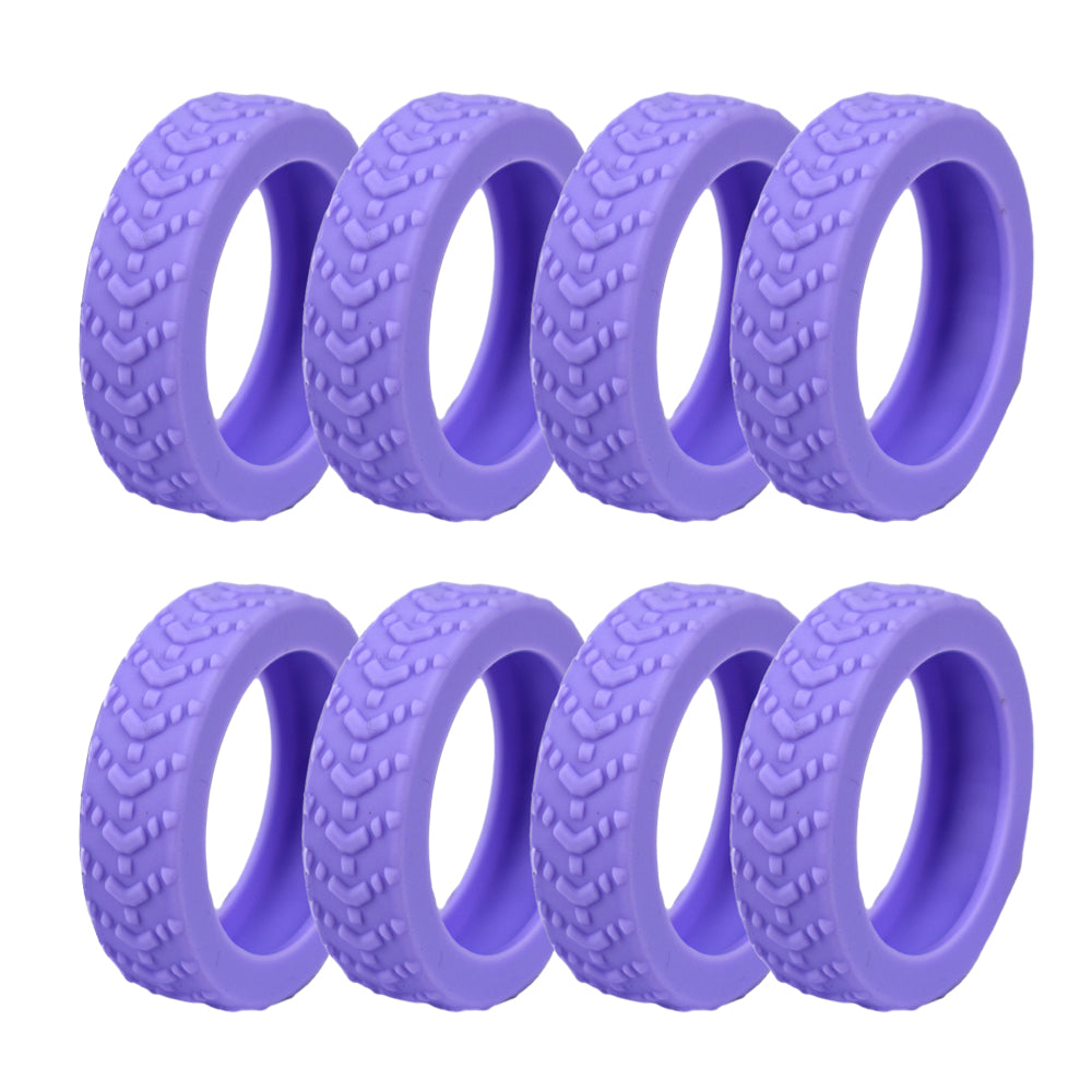 8Pcs Silicone Luggage Wheel Protection Cover