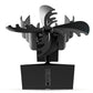 2Pcs 4 Blade Warmer Self-Powered Fireplace Stove Fan