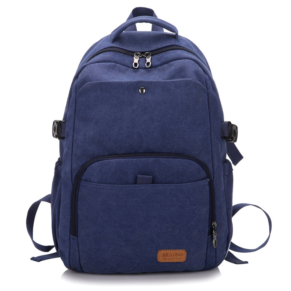 Large Capacity Canvas Backpack Laptop Notebook School Travel Backpack
