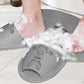 Shower Foot Scrubber Mat Rabbit-Shaped Silicone Foot Scrubber Pad