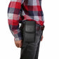 Universal Black Oxford Cloth Phone Waist Pouch with Belt Clip and Card Holder Compatible with Most Smartphones