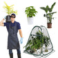 2Pcs 70x70x80cm Pop-up Greenhouse Cover Transparent PVC Mini Small Grow Plant House Tent