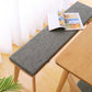 Long Bench Cushion with Ties for Dining Window Bench