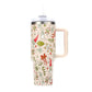 40oz Stainless Steel Christmas Pattern Thermal Mug For Stanley Cup