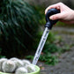 2Pcs Flower Pot Tray Water Remover Suction Drainer Tool Clear Scale Rubber Bulb