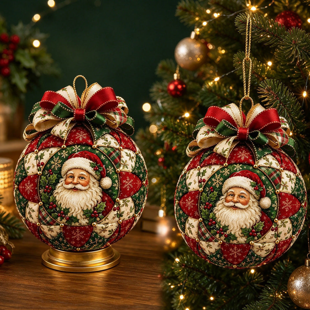 Adult Christmas Patchwork Ball DIY Ornament Craft Kit