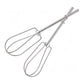 2 Pcs Mixer Beaters Compatible With KitchenAid W10490648 KHM2B