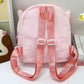 Stitch Inspired Furry Plush Backpack
