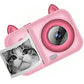 Toy Camera 1080P Instant Digital Print Camera with 1 Roll Printing Paper
